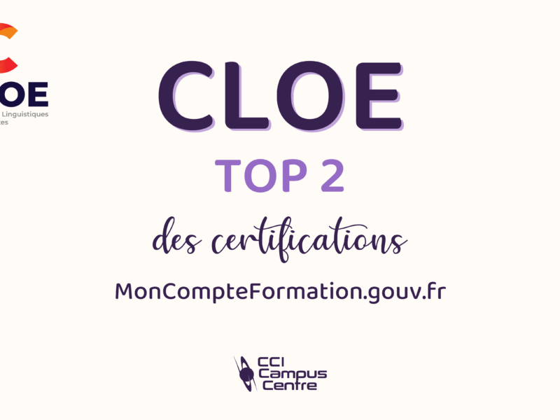 CLOE, top 2 des certifications CPF !